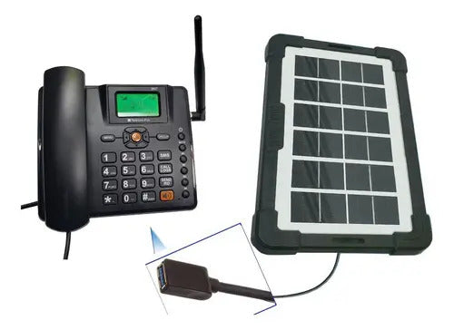 Telefono Rural Solar Remplaza A Senwa Motorola +ant 10mt