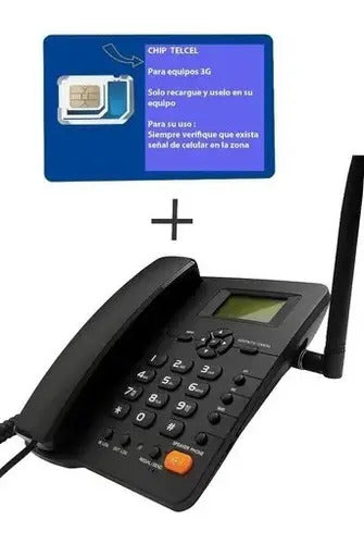 Telefono Rural 3g Remplaza A Huawei F317 3g +chip Telcel
