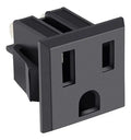 905-120 Conector Tomacorriente Para Chasis, De Cara Plana, P