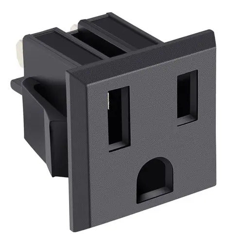 905-120 Conector Tomacorriente Para Chasis, De Cara Plana, P
