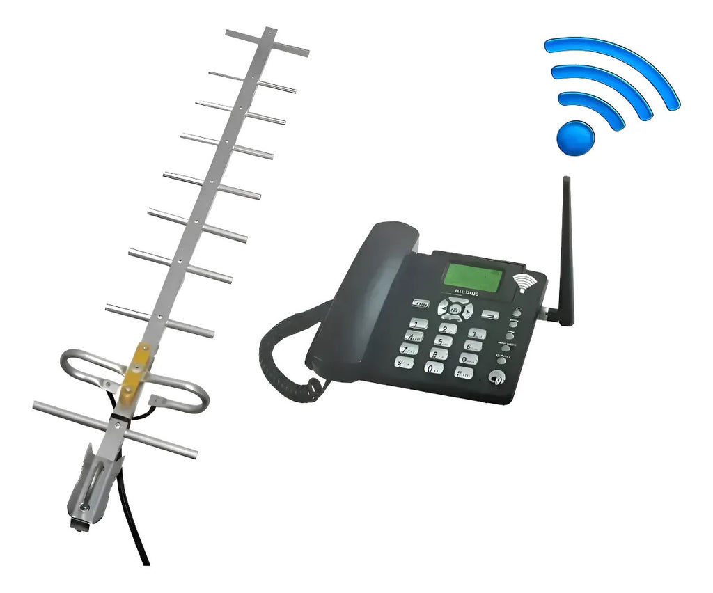Teléfono Rural Wifi Internet Liberado Capta 4g + Antena20mts