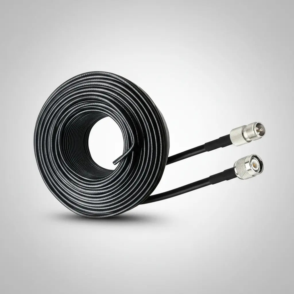 Cable Extension Coaxial Rg6 Tnc Para Telefono Rural 5metros