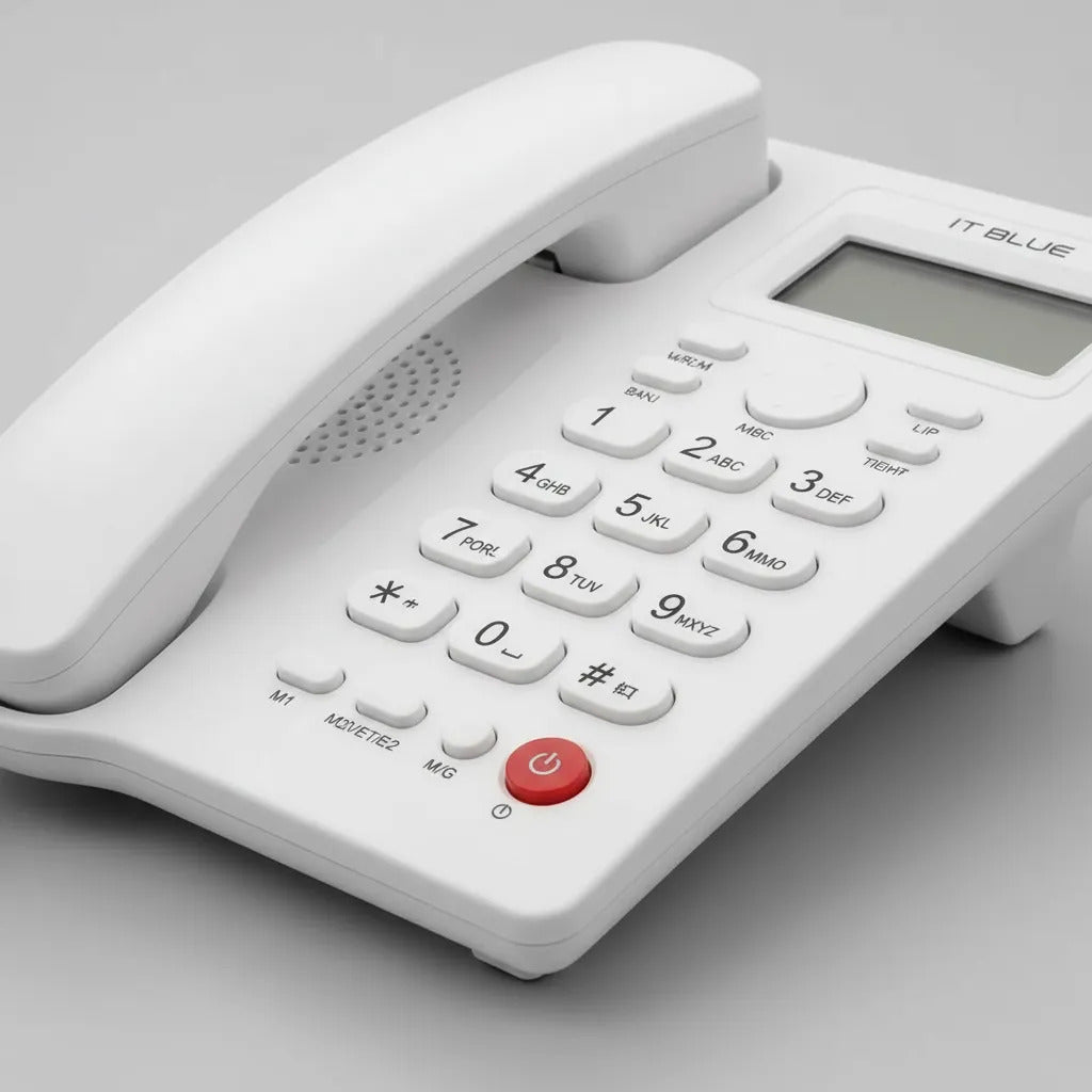 Teléfono Fijo Alámbrico Con Pantalla Manos Libres Oficina