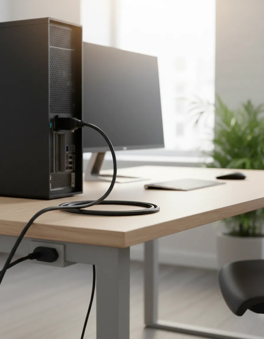 Cable De Alimentación Interlock Para Computadora De 1.8mts