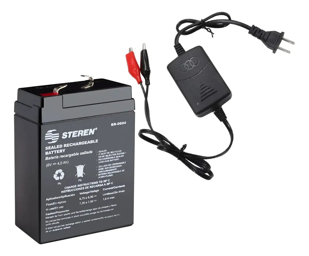 Bateria Recargable 6v 4ah Para Bascula Metrology + Cargador