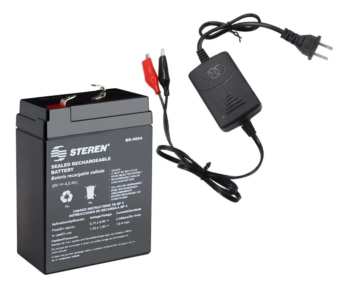 Bateria Recargable 6v 4ah Para Bascula Metrology + Cargador
