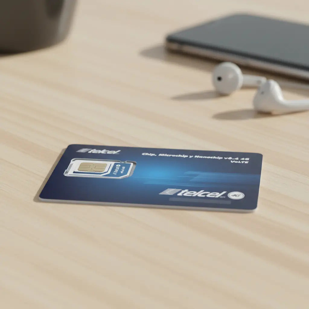 Chip Microchip Telcel 3g 4g Lte Para Cel. Lada Monterrey 81