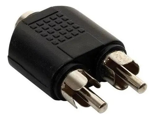 Adaptador De 2 Plugs Rca A Jack 3.5 Mm Estereo 251-032