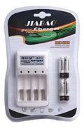Cargador De Pilas Aa Y Aaa + 4 Pilas Aaa