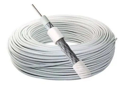 Cable Rg6 Coaxial 30 Metros Armado Para Tv
