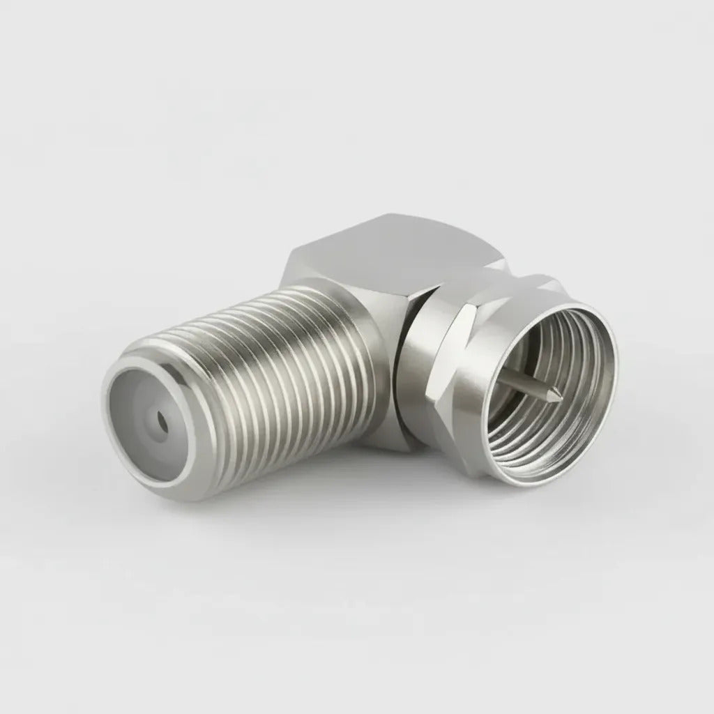 2pz Adaptador En L Tipo F Jack A Plug 200-046
