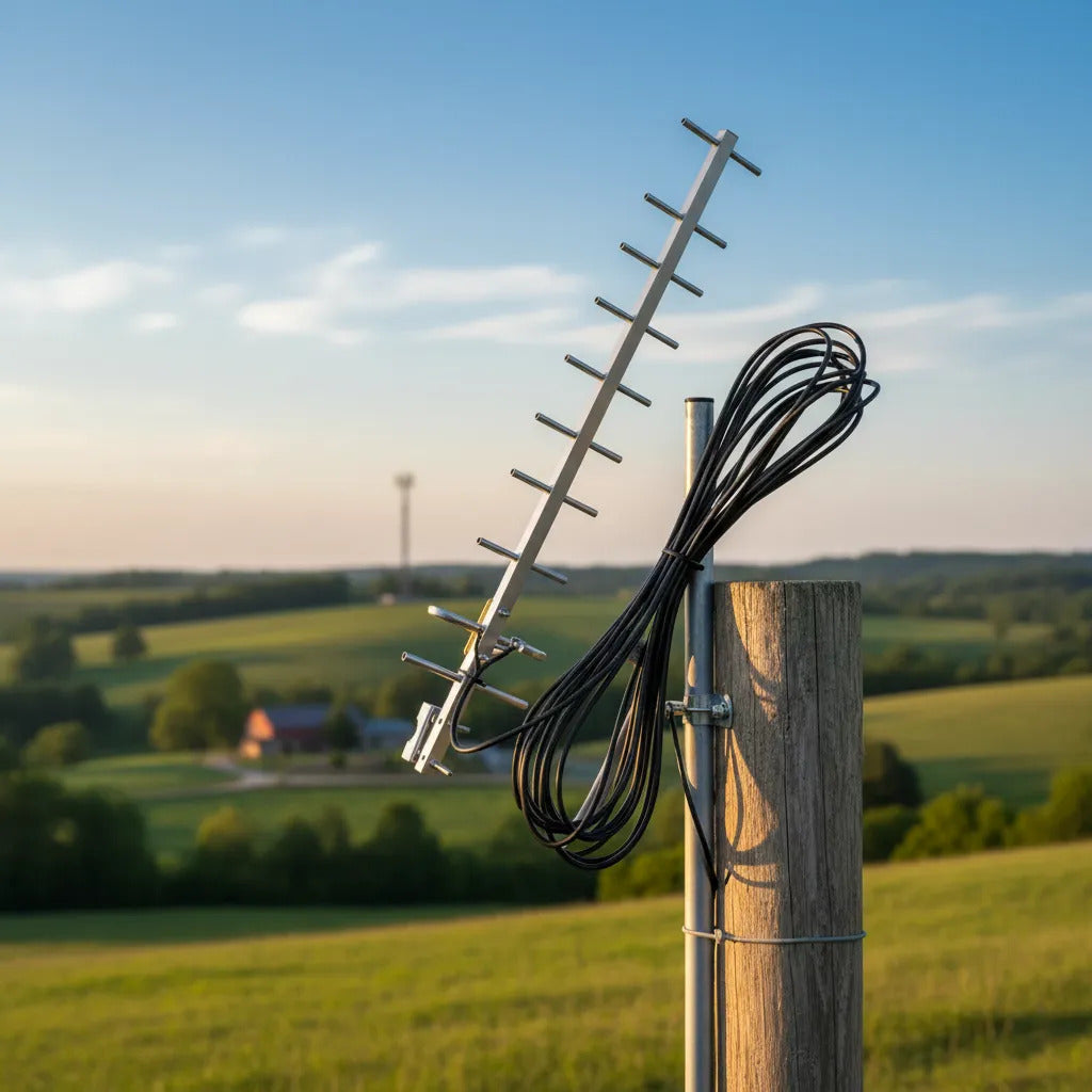 Antena Yagi Para Telefono Rural Telcel Huawei F317 Cable20mt