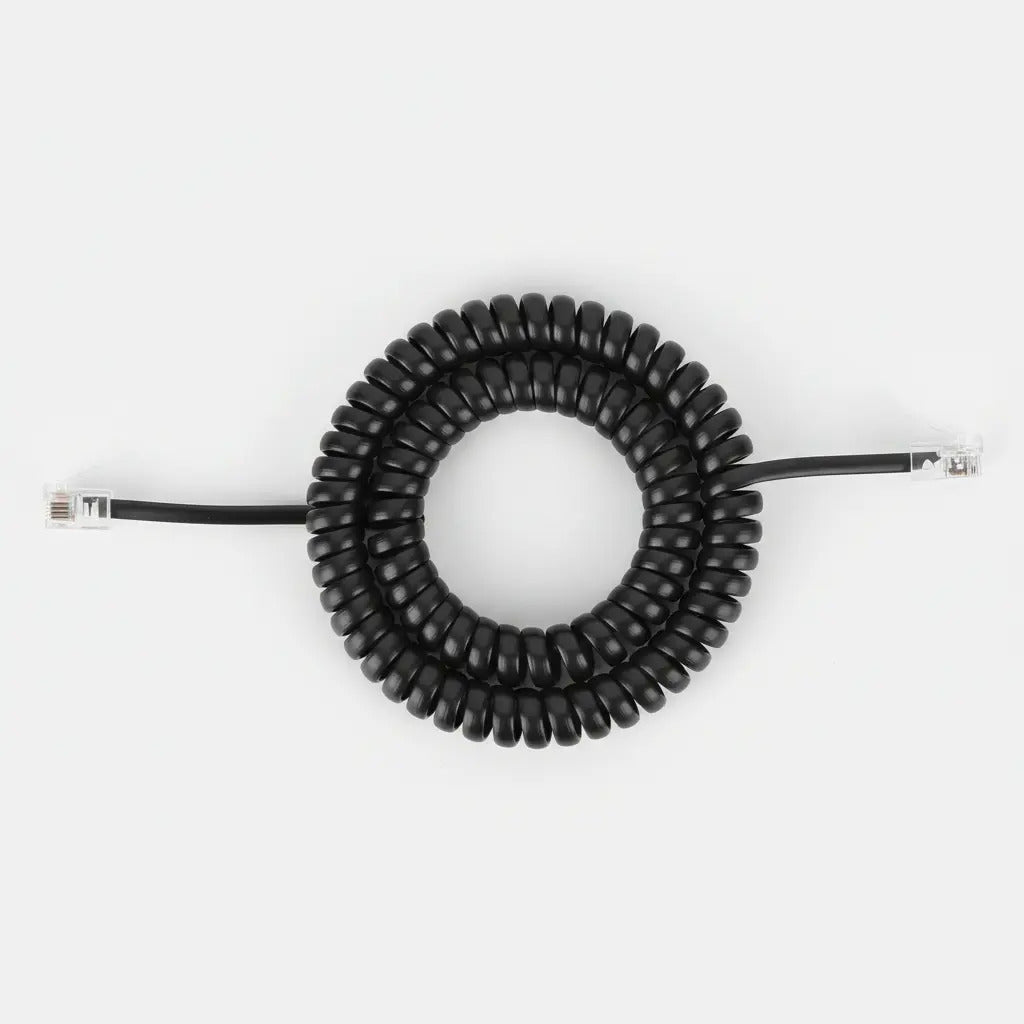Cable Espiral Plug A Plug Para Telefono Rural Rt Fixie 2.1mt
