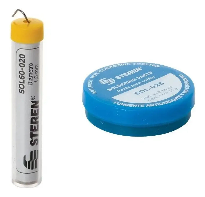 3pz Tubo 17 Gramos De Soldadura Aleación Estaño/plomo +pasta