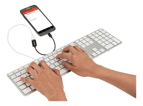 Cable Otg Para Celulares Tablet P/ Leer Memoria Usb/ Usb-455