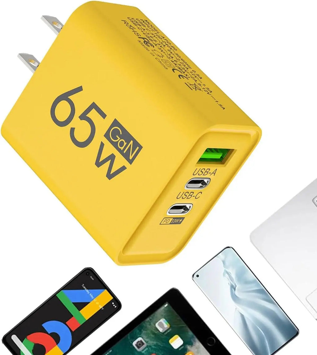 Cubo Cargador De Telefono 65w Usb Tipo C