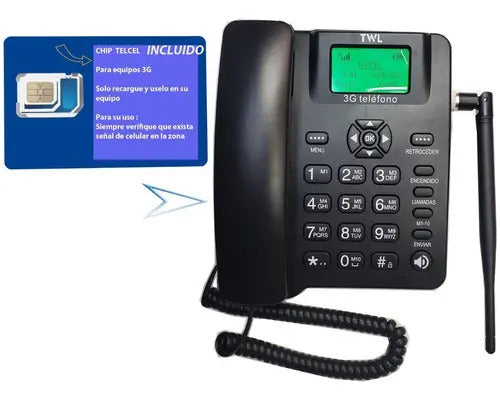 Telefono Rural* Solar 3g Remplaza A Huawei F317 +chip Telcel