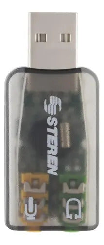 Tarjeta Sonido Steren Usb 1 Salida De Audio +1 Micr Com-202