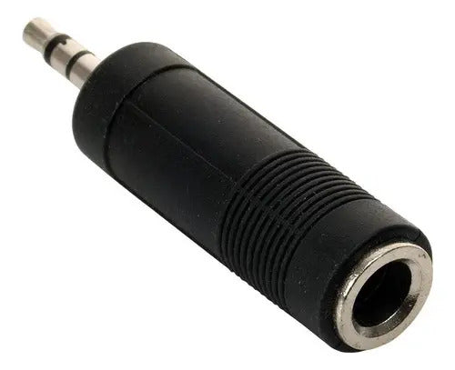 Adaptador De Jack 6.3 Mm A Plug 3.5 Mm, Estereo 251-155