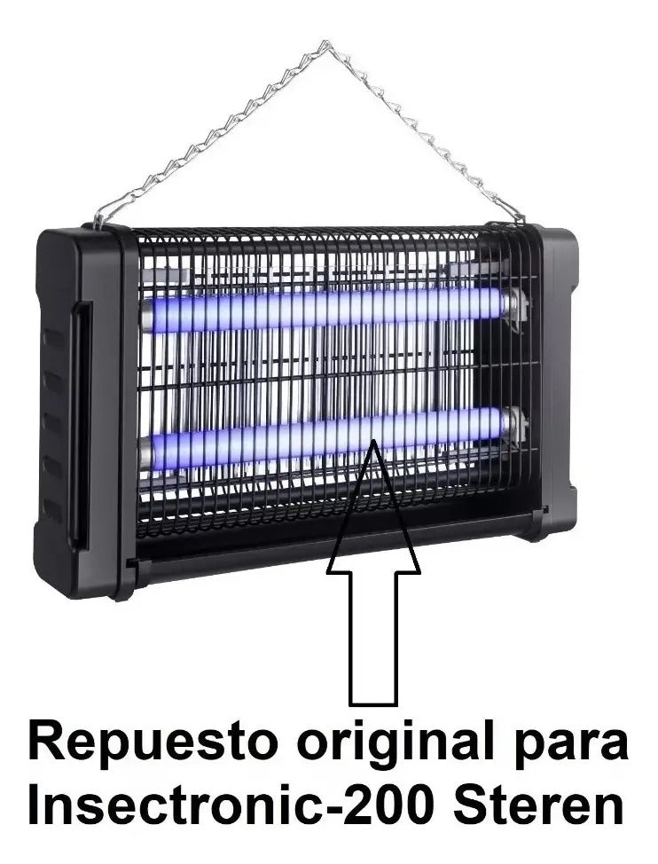 Lampara Fluorescente De Luz Uv 10 Watts Para Insectronic 200