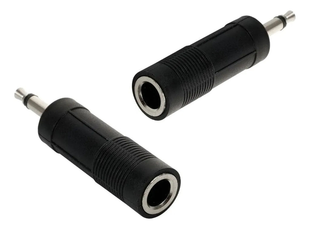 2pz Adaptador Jack 6,3 Mm A Plug  3,5 Mm Monoaural 251-175