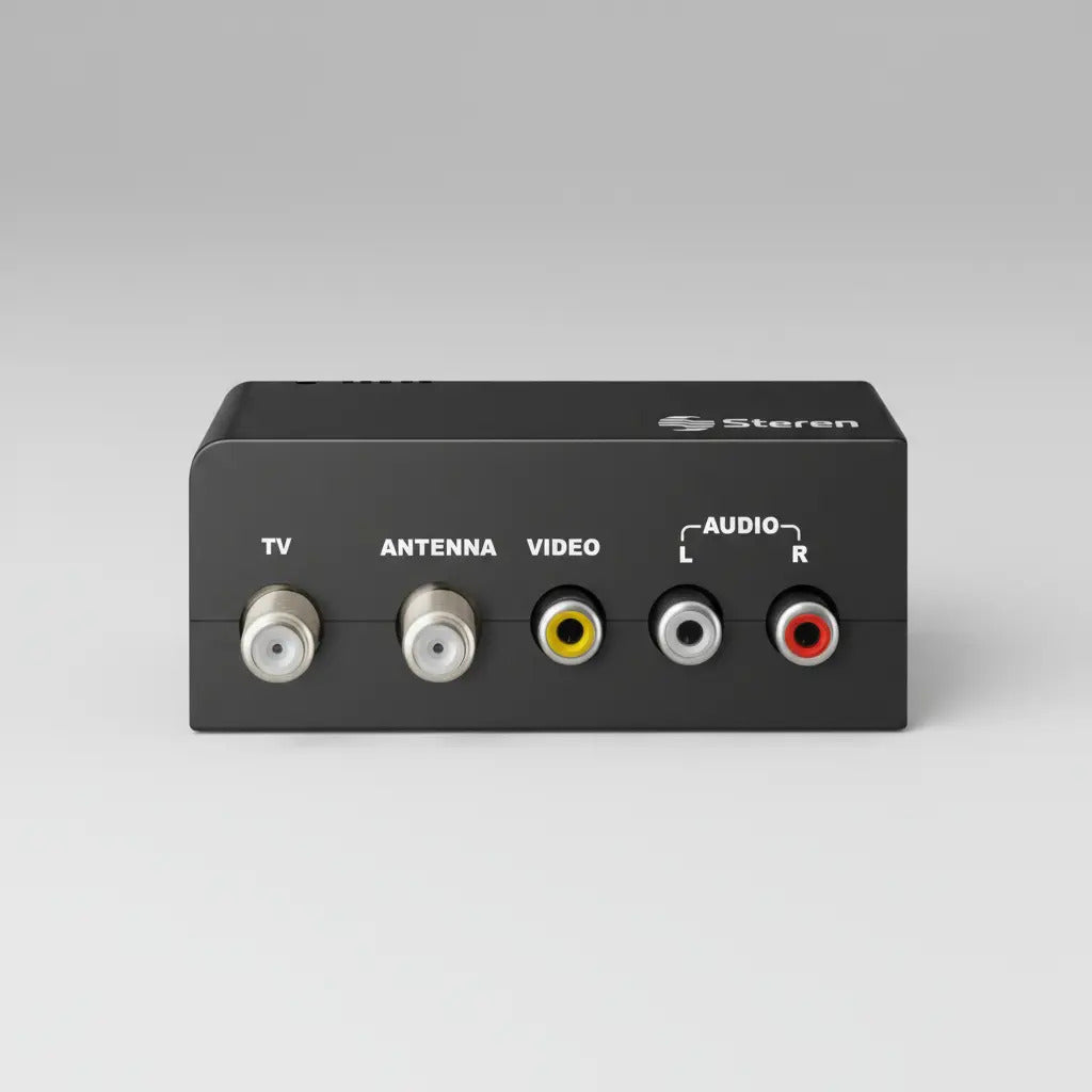 Convertidor De Audio/video A Coaxial Steren Canal 3  207-340