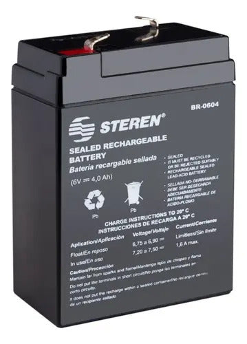 Bateria Recargable 6v Para Bascula Torrey L-pcr-20