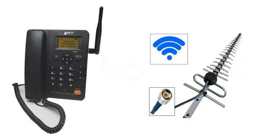 Telefono Rural Remplaza A Huawei F617 + Antena Chip Unefon