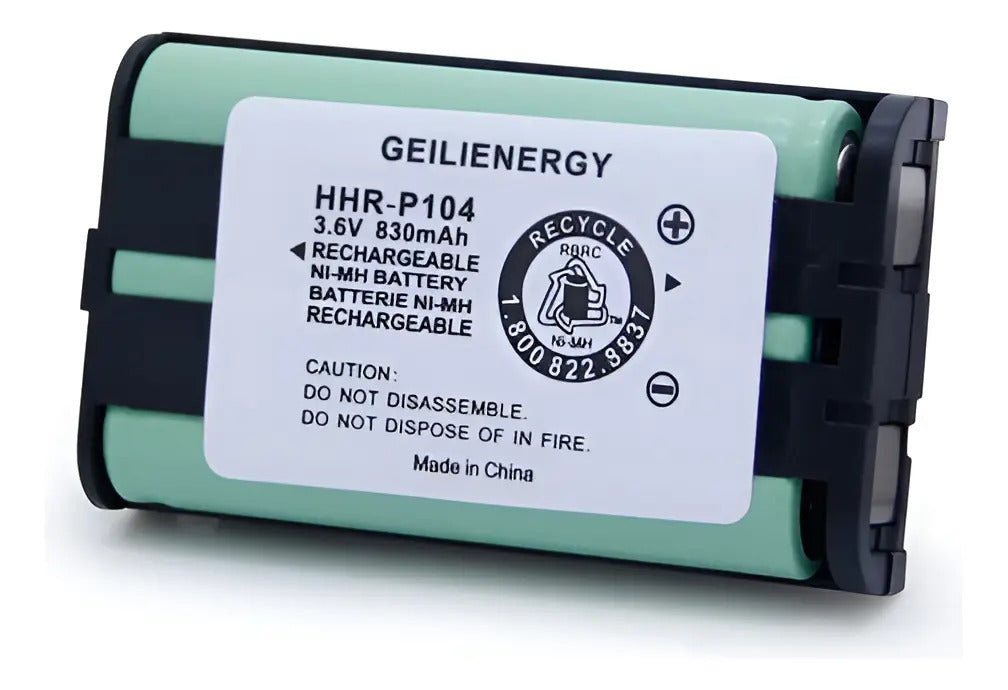 Batería Para Telefono Panasonic Hhr-p104 Kx-fg6550 Kx-tg2388