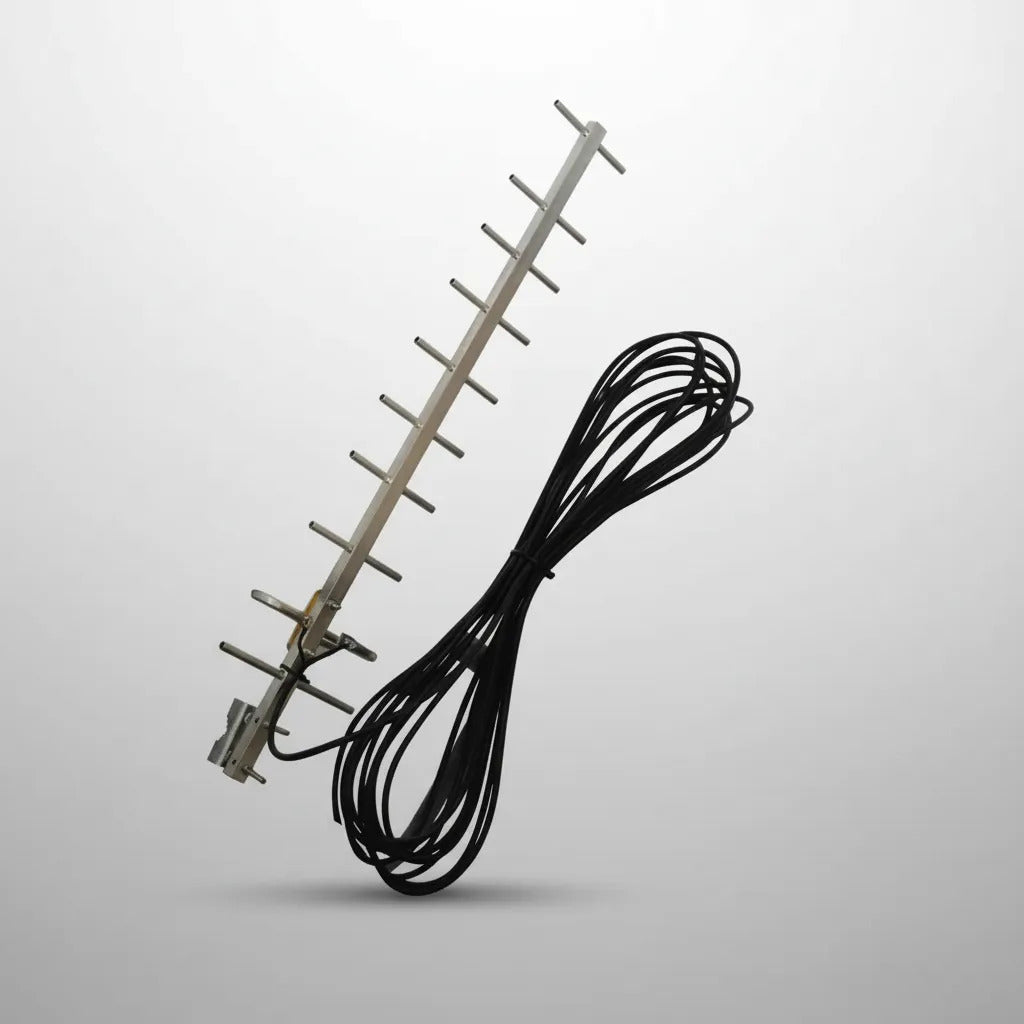 Antena Yagi Para Telefono Rural Telcel Huawei F317 Cable20mt