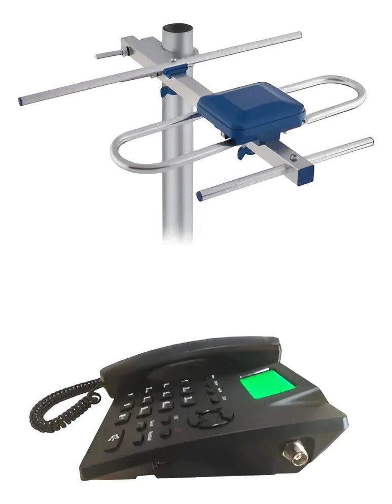 Telefono Rural Remplaza A Huawei F317 Para Ranchos +antena10