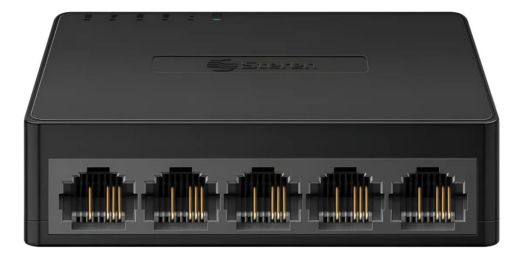 Switch Fast Ethernet De 5 Puertos 10/100mbps Steren Swi-005