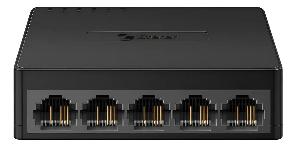 Switch Fast Ethernet De 5 Puertos 10/100mbps Steren Swi-005