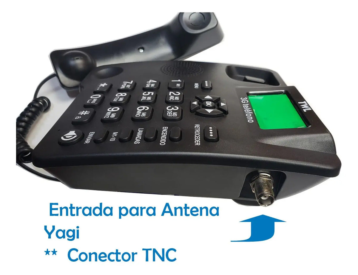 Telefono Rural 2g 3g Remplaza A Huawei F317 3g +chip Telcel