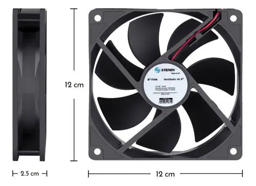 Ventilador Para Pc Amplificador 6 Pulgadas 12vcc