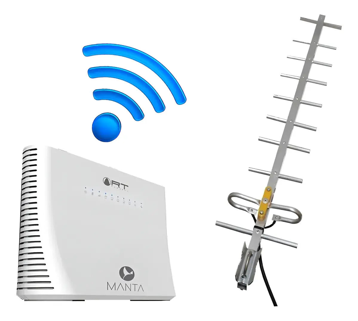 Telefono Rural Remplaza A Huawei F317 P/ Ranchos +antena15mt