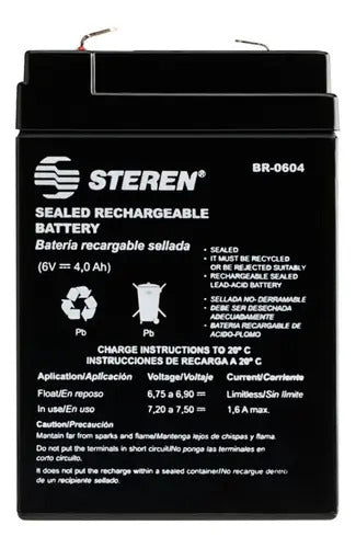 Bateria Recargable 6v Para Bascula Torrey L-pcr-20