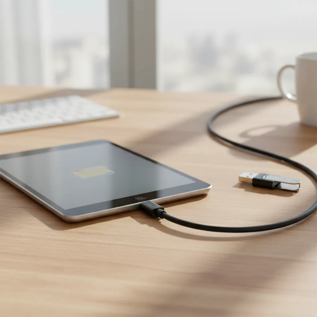 Cable Otg Para Celulares Tablet P/ Leer Memoria Usb/ Usb-455