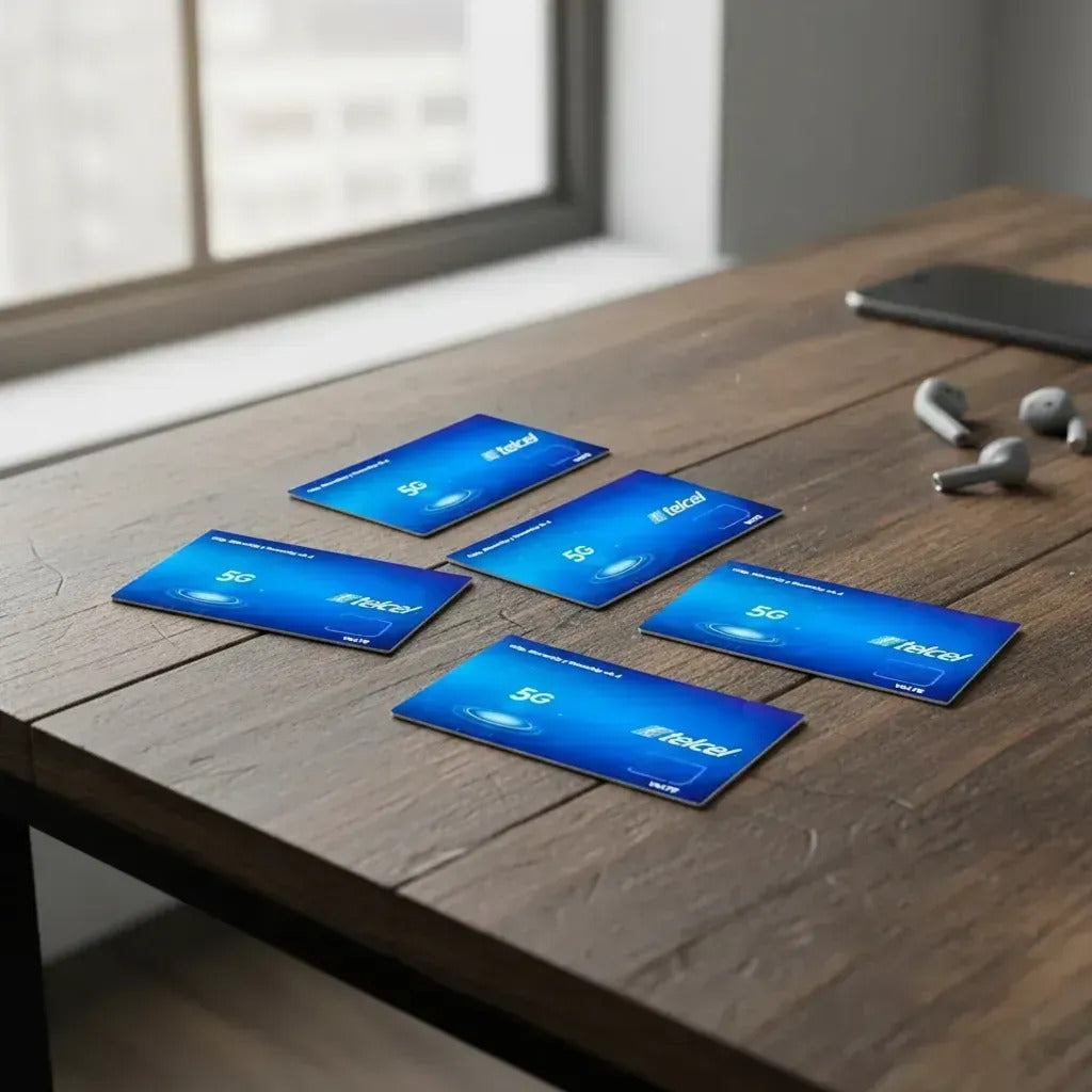 10 Chips Sim Telcel 4g Lte Prepago Lada 33 Guadalajara