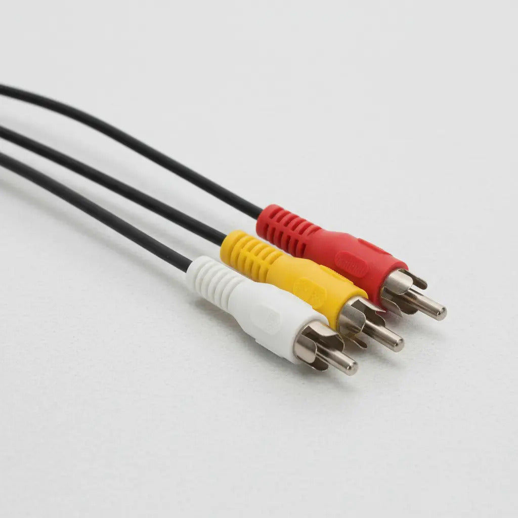 Cable De Audio-video 3 Plugs Rca A 3 Plugs Rca 1.8mt 206-276
