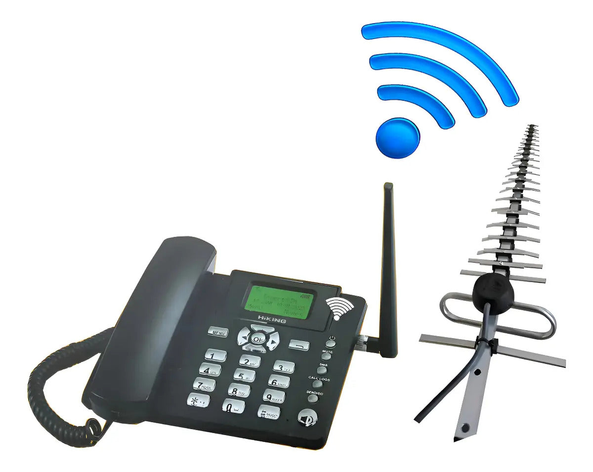 Telefono Rural Con Wifi Internet Para Telcel Att +cable15mts