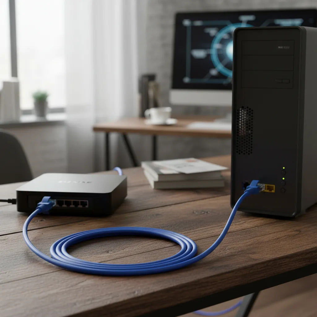 Cable De Red Utp De 25 Metros : Para Internet Modem Pc