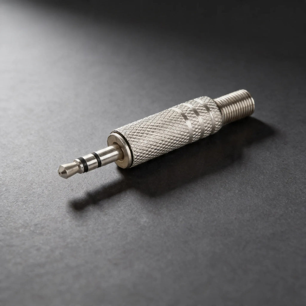 2pz Plug De Audio De 3.5mm Metálico Para Soldar 250-150