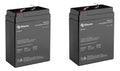2pila Bateria Recargable 6v 4ah Para Bascula Torrey L-pcr-40