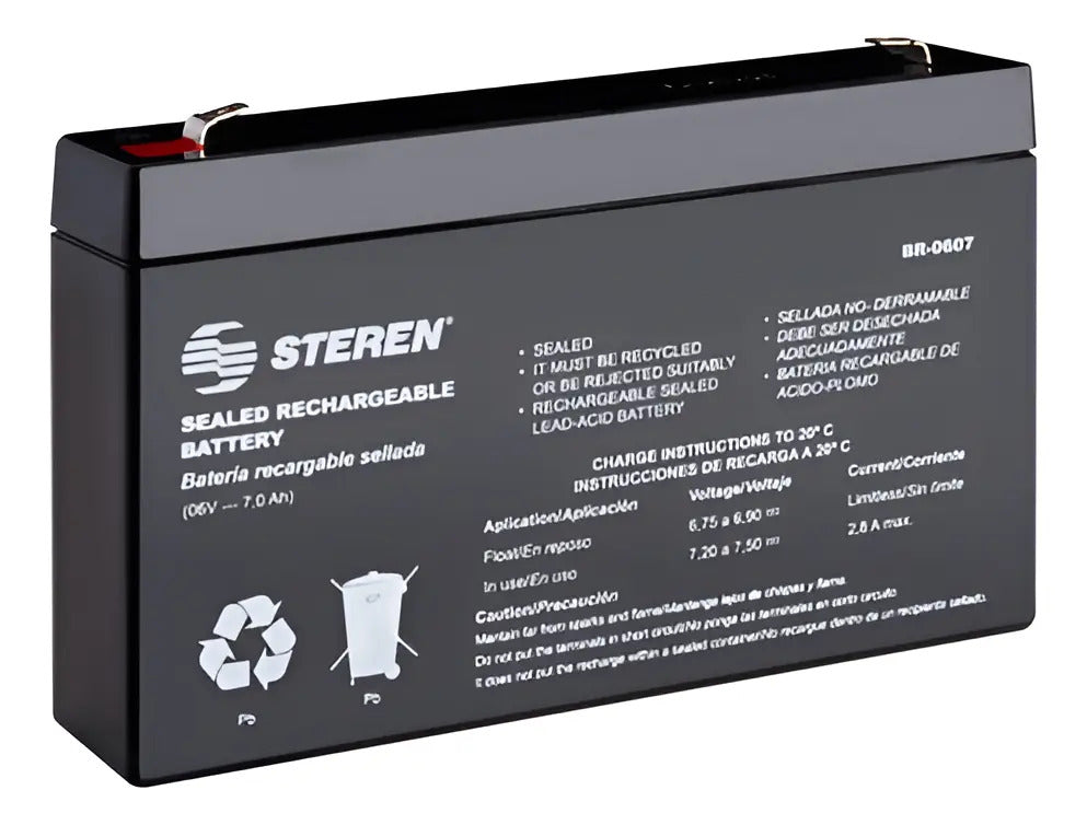 Bateria Pila Recargable 6v 7ah Sellada Para Nobreak Br-0607