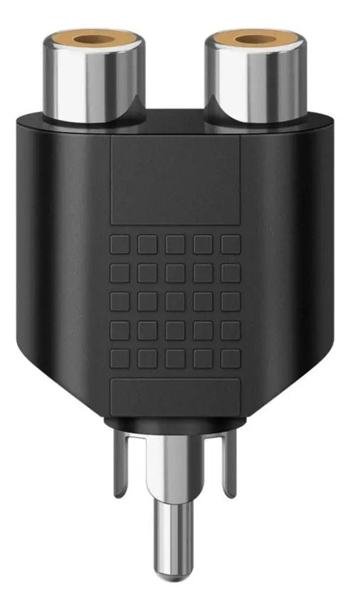 Divisor Adaptador De 2 Jacks Rca A Plug Rca Steren 251-010