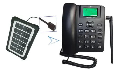Telefono Rural* Solar 3g Remplaza A Huawei F317 +chip Telcel