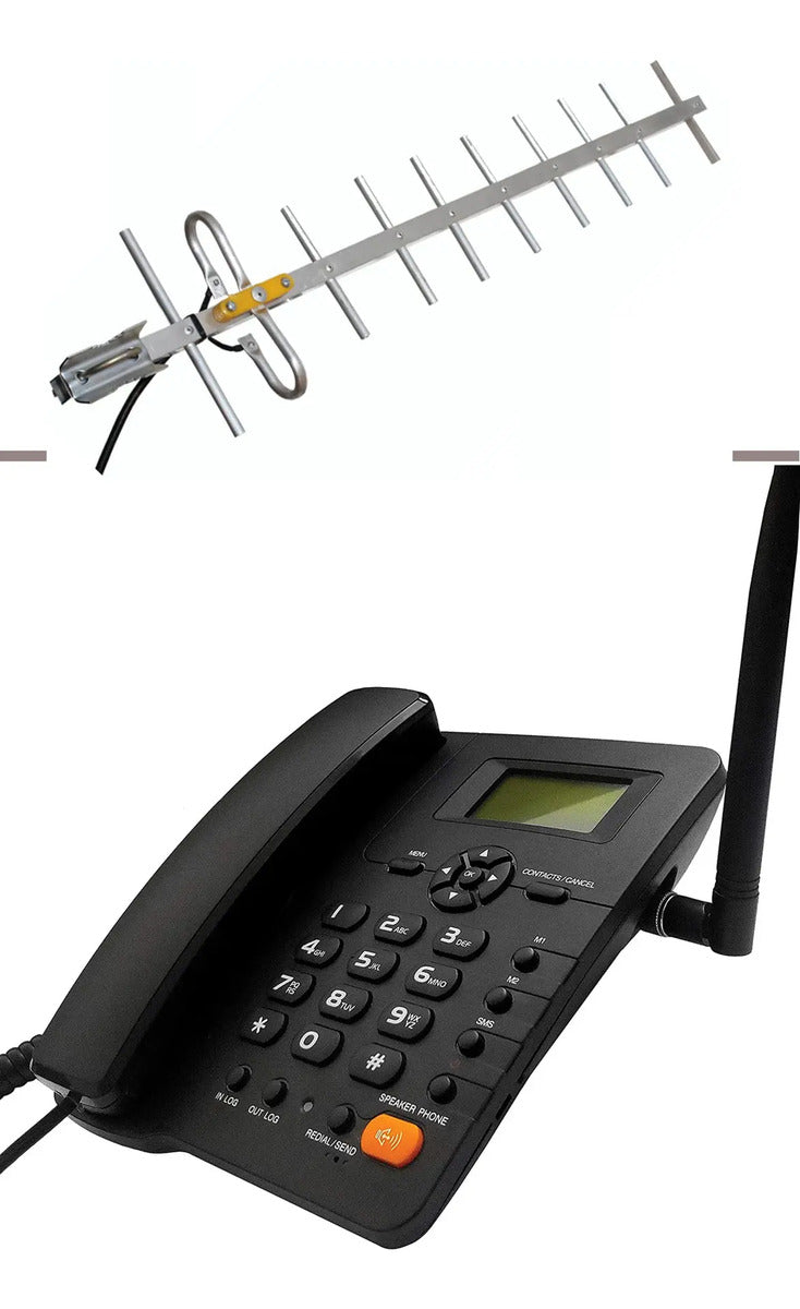 Telefono Rural Telcel Remplaza A Huawei F317 +antena 20mts
