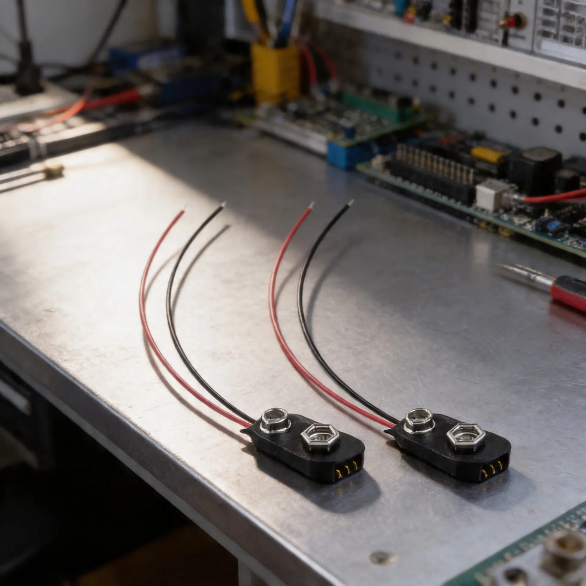 2piezas Broche Para Pila Bateria 9v  Para Proyectos Arduino