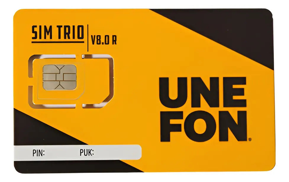 Chip Unefon 3g 4g Compatible Con Cualquier Telefono Y Region